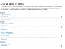 Tablet Screenshot of licedeluxechile.blogspot.com