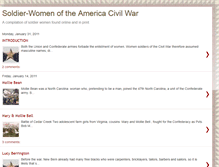 Tablet Screenshot of civilwarsoldierwomen.blogspot.com