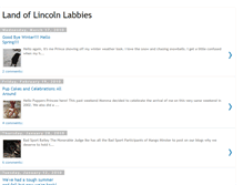 Tablet Screenshot of landoflincolnlabbies.blogspot.com