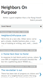 Mobile Screenshot of neighborsonpurpose.blogspot.com