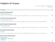Tablet Screenshot of neighborsonpurpose.blogspot.com