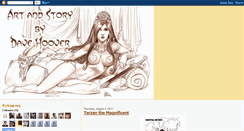 Desktop Screenshot of davehooverdrawingcomics.blogspot.com