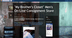 Desktop Screenshot of mybrotherscloset.blogspot.com