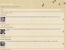 Tablet Screenshot of misteacrafts.blogspot.com