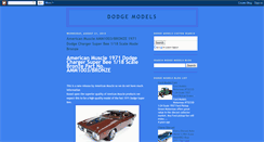 Desktop Screenshot of dodge-models.blogspot.com