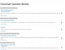 Tablet Screenshot of cincinnaticosmeticdentist.blogspot.com