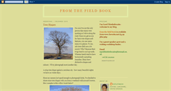 Desktop Screenshot of fromthefieldbook.blogspot.com