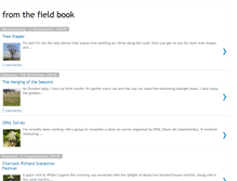 Tablet Screenshot of fromthefieldbook.blogspot.com