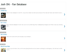 Tablet Screenshot of joshmodel.blogspot.com