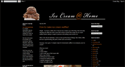 Desktop Screenshot of icecreamathome.blogspot.com