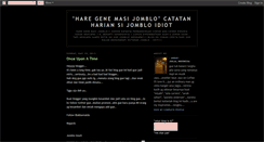 Desktop Screenshot of haregenemasijomblo.blogspot.com