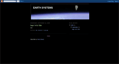 Desktop Screenshot of earth-systems.blogspot.com