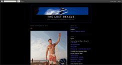 Desktop Screenshot of lostbeagle.blogspot.com
