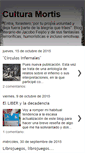 Mobile Screenshot of culturamortis.blogspot.com