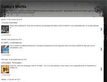 Tablet Screenshot of culturamortis.blogspot.com