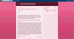 Desktop Screenshot of bigislandrealestate.blogspot.com