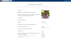 Desktop Screenshot of hanes-family.blogspot.com