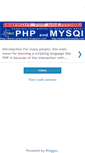 Mobile Screenshot of lphpmysql.blogspot.com