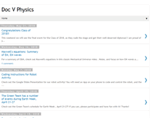 Tablet Screenshot of docvphysics.blogspot.com