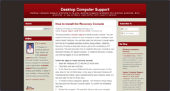 Desktop Screenshot of desktop-computer-support.blogspot.com
