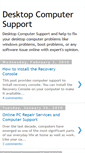 Mobile Screenshot of desktop-computer-support.blogspot.com