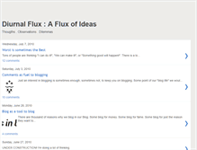 Tablet Screenshot of diurnalflux.blogspot.com