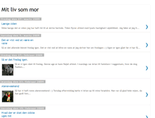 Tablet Screenshot of mitlivsommor.blogspot.com