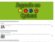 Tablet Screenshot of jogandonoquintal.blogspot.com