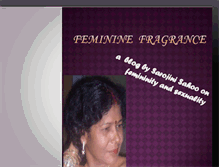 Tablet Screenshot of feminine-fragrance.blogspot.com