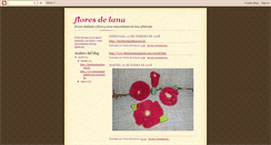 Desktop Screenshot of floresdelana.blogspot.com