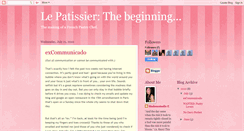 Desktop Screenshot of lepatissierthebeginning.blogspot.com