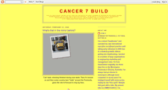 Desktop Screenshot of cancer7build.blogspot.com