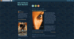 Desktop Screenshot of ellieofwordsbookreviews.blogspot.com