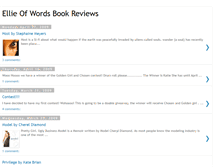 Tablet Screenshot of ellieofwordsbookreviews.blogspot.com