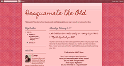 Desktop Screenshot of desqumatetheold.blogspot.com