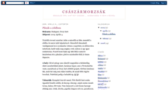 Desktop Screenshot of csaszarmorzsa.blogspot.com