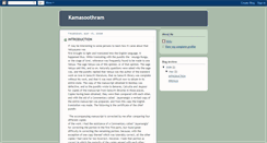 Desktop Screenshot of kamasoothram.blogspot.com