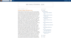 Desktop Screenshot of hrsolutions-llc.blogspot.com