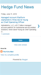 Mobile Screenshot of hedgefund-news.blogspot.com