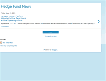 Tablet Screenshot of hedgefund-news.blogspot.com