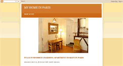 Desktop Screenshot of myhomeinparis11.blogspot.com