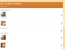 Tablet Screenshot of myhomeinparis11.blogspot.com