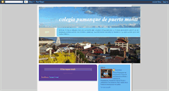 Desktop Screenshot of colegiopumanque.blogspot.com