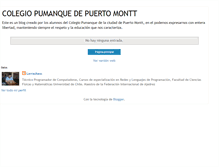 Tablet Screenshot of colegiopumanque.blogspot.com