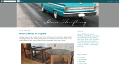 Desktop Screenshot of gonethrifting.blogspot.com