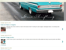 Tablet Screenshot of gonethrifting.blogspot.com