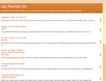 Tablet Screenshot of jdy-ramble-on.blogspot.com