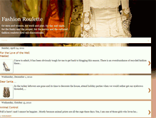 Tablet Screenshot of myfashionroulette.blogspot.com