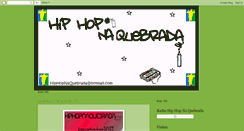 Desktop Screenshot of hiphopnaquebrada.blogspot.com