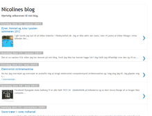 Tablet Screenshot of nicolinesblog.blogspot.com